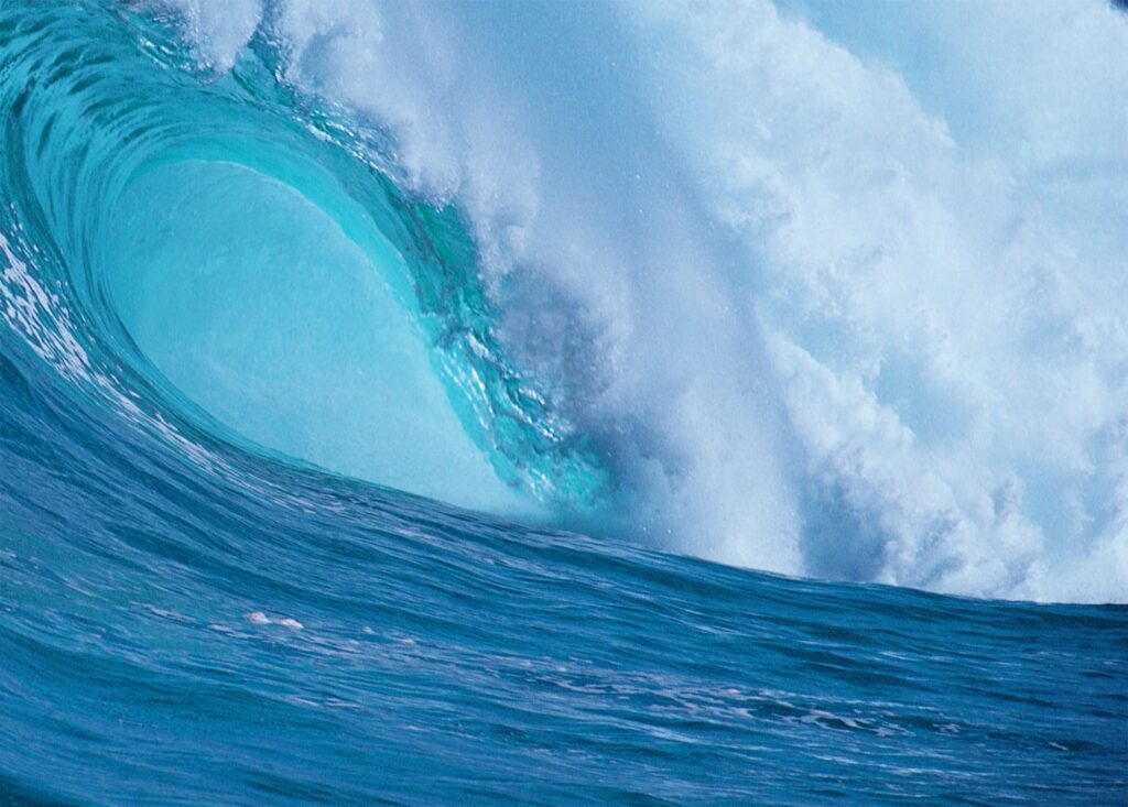 Big Blue Ocean Wave