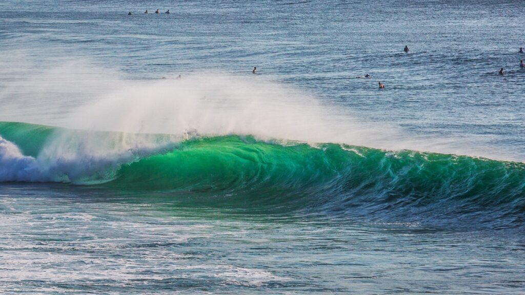 A wave at Balangan Beach in Bali