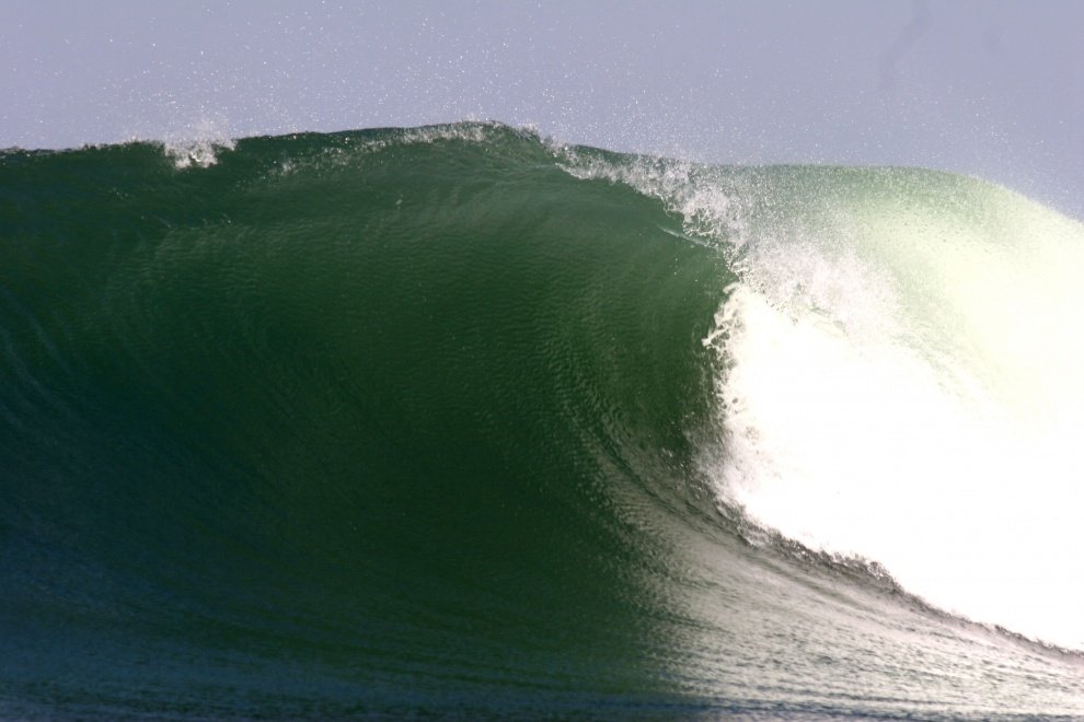 A huge wave in Sanur - best surf spots in Bali, Indonesia