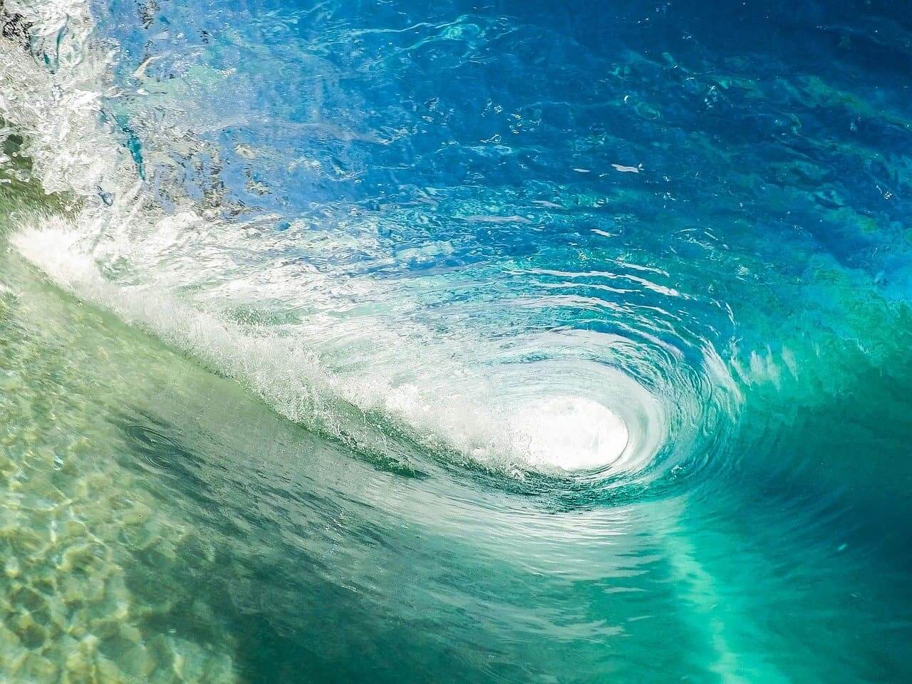 Barrel of a wave